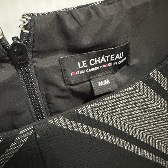 Le Chateau black and gray dress - Picture 6 of 11